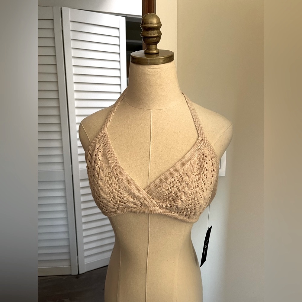 Brand New Lulu’s crochet bikini top